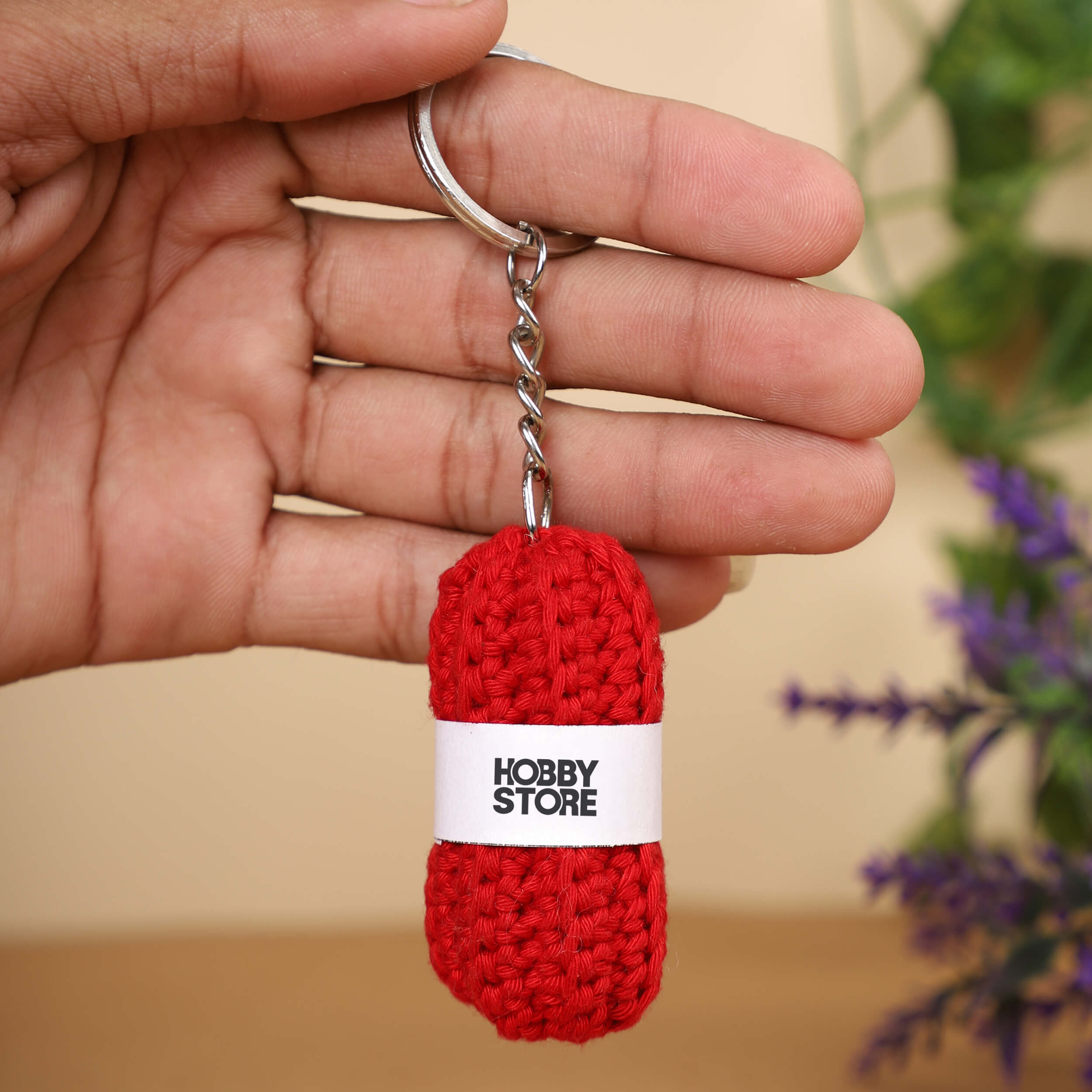 Hobby Store Mini Yarn Ball Keychains