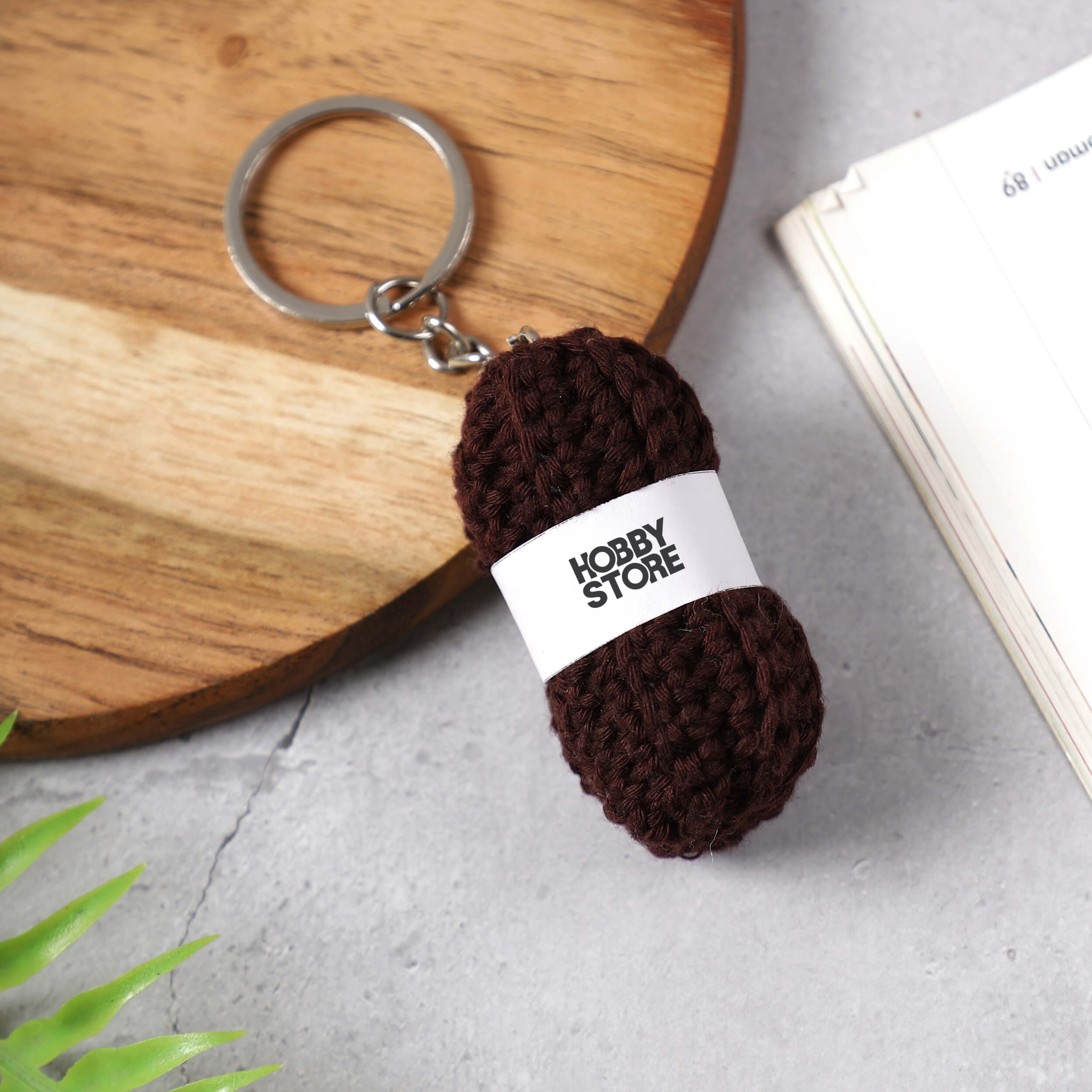 Hobby Store Mini Yarn Ball Keychains