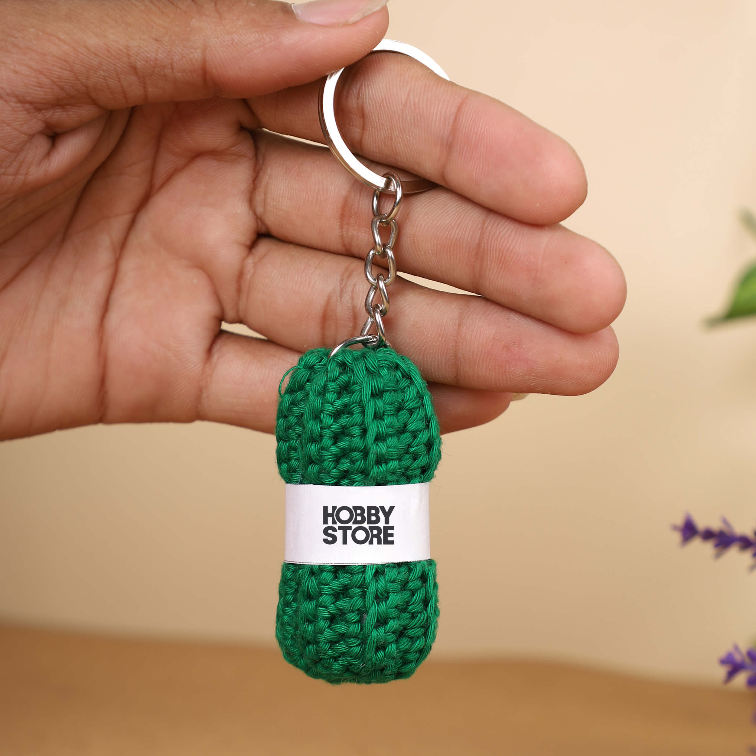 Hobby Store Mini Yarn Ball Keychains