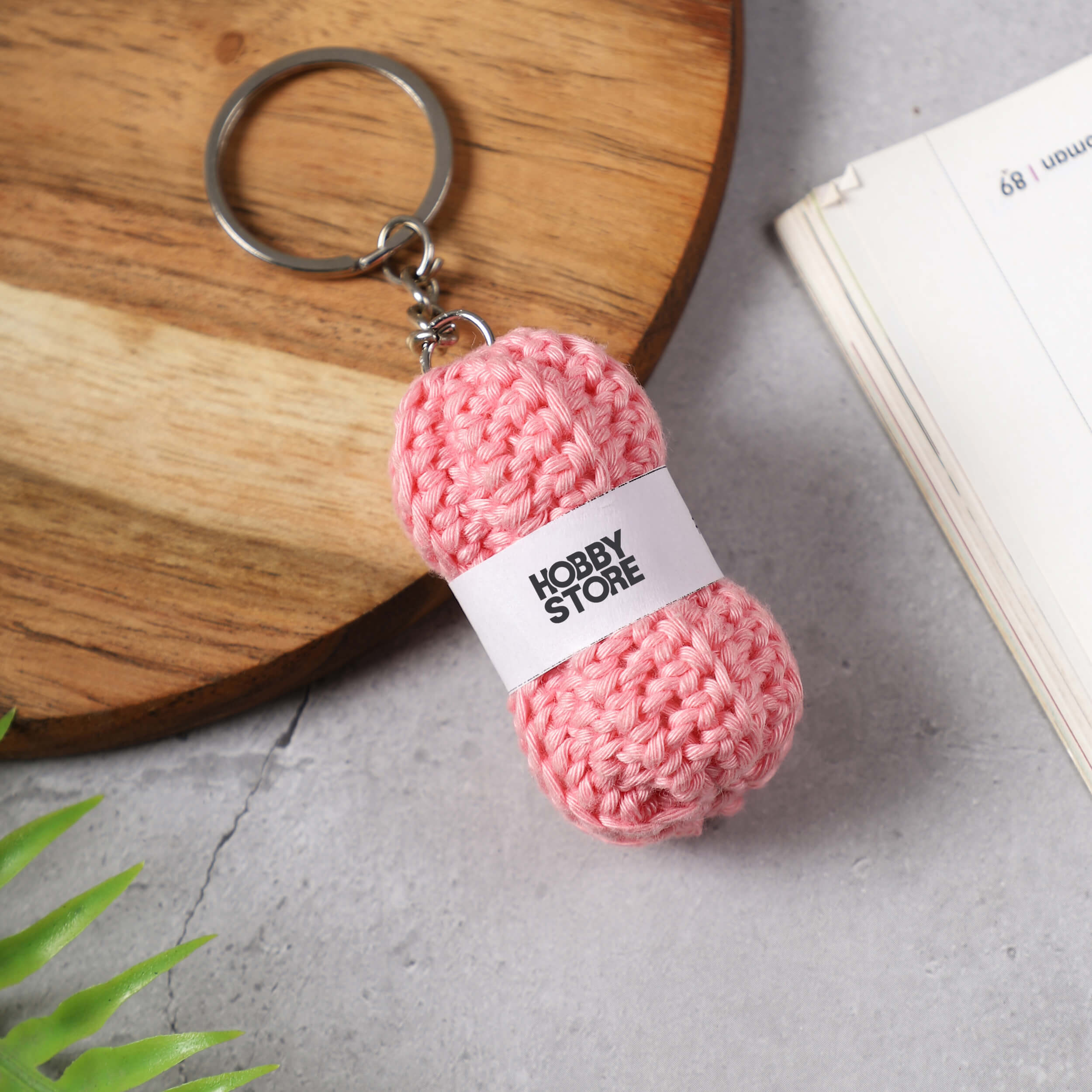 Hobby Store Mini Yarn Ball Keychains