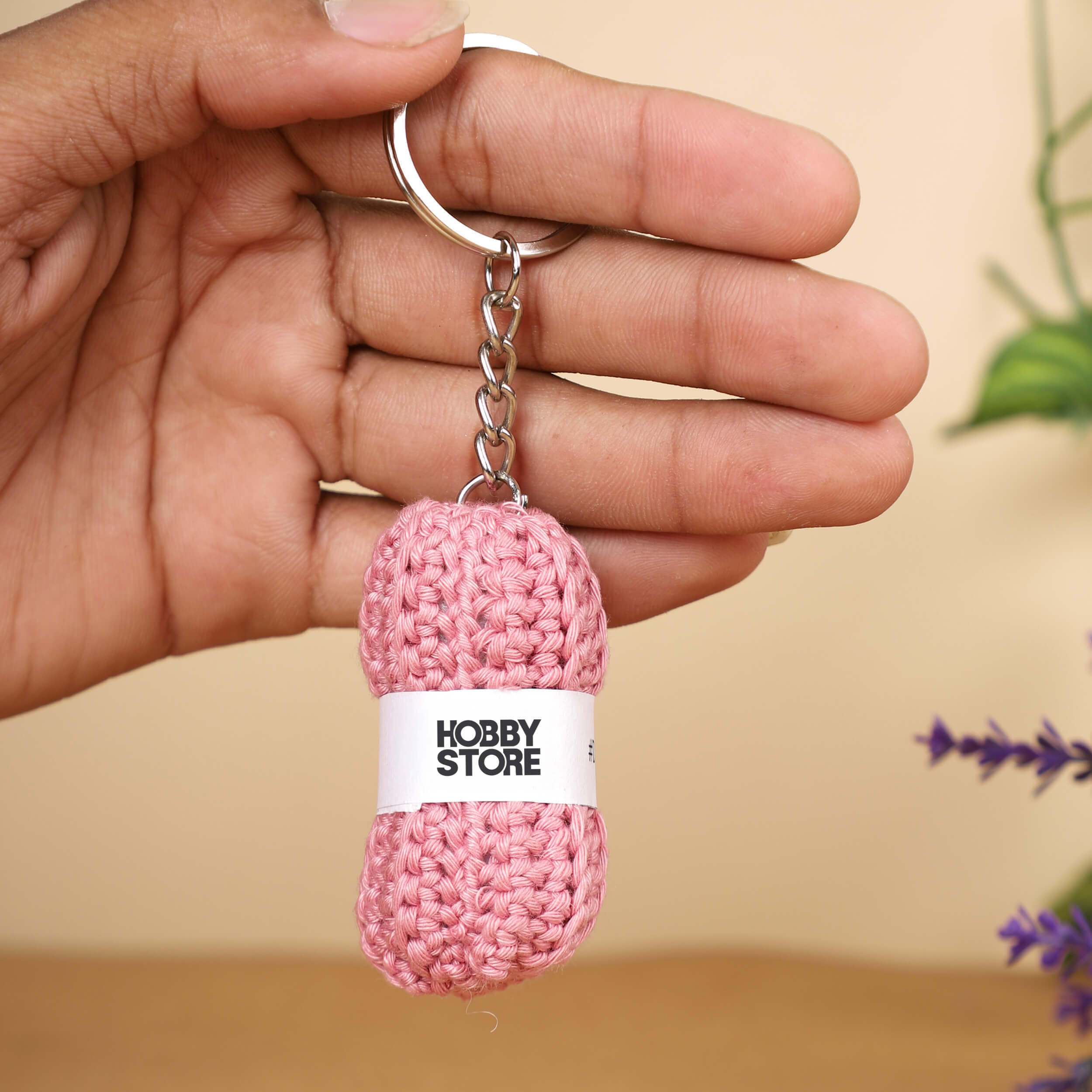 Hobby Store Mini Yarn Ball Keychains