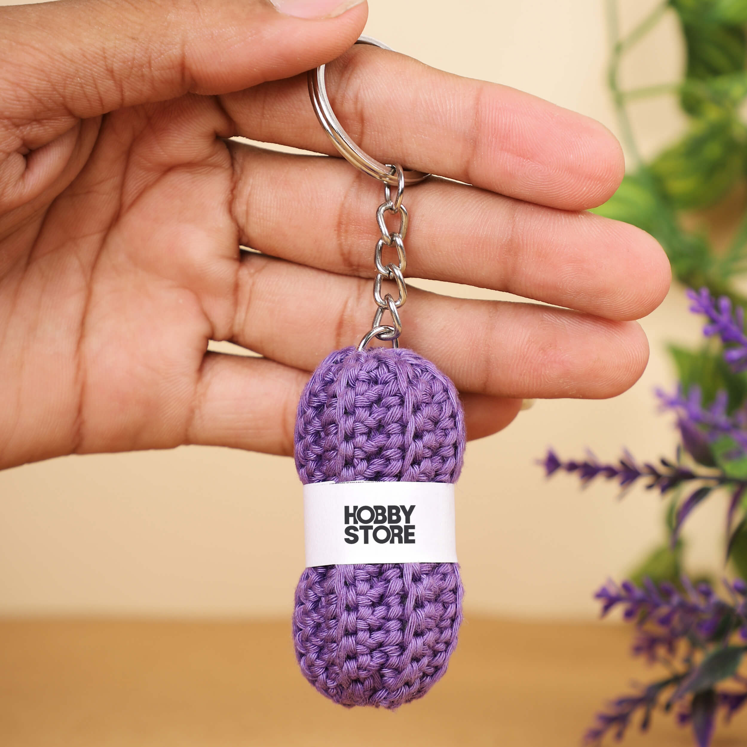 Hobby Store Mini Yarn Ball Keychains