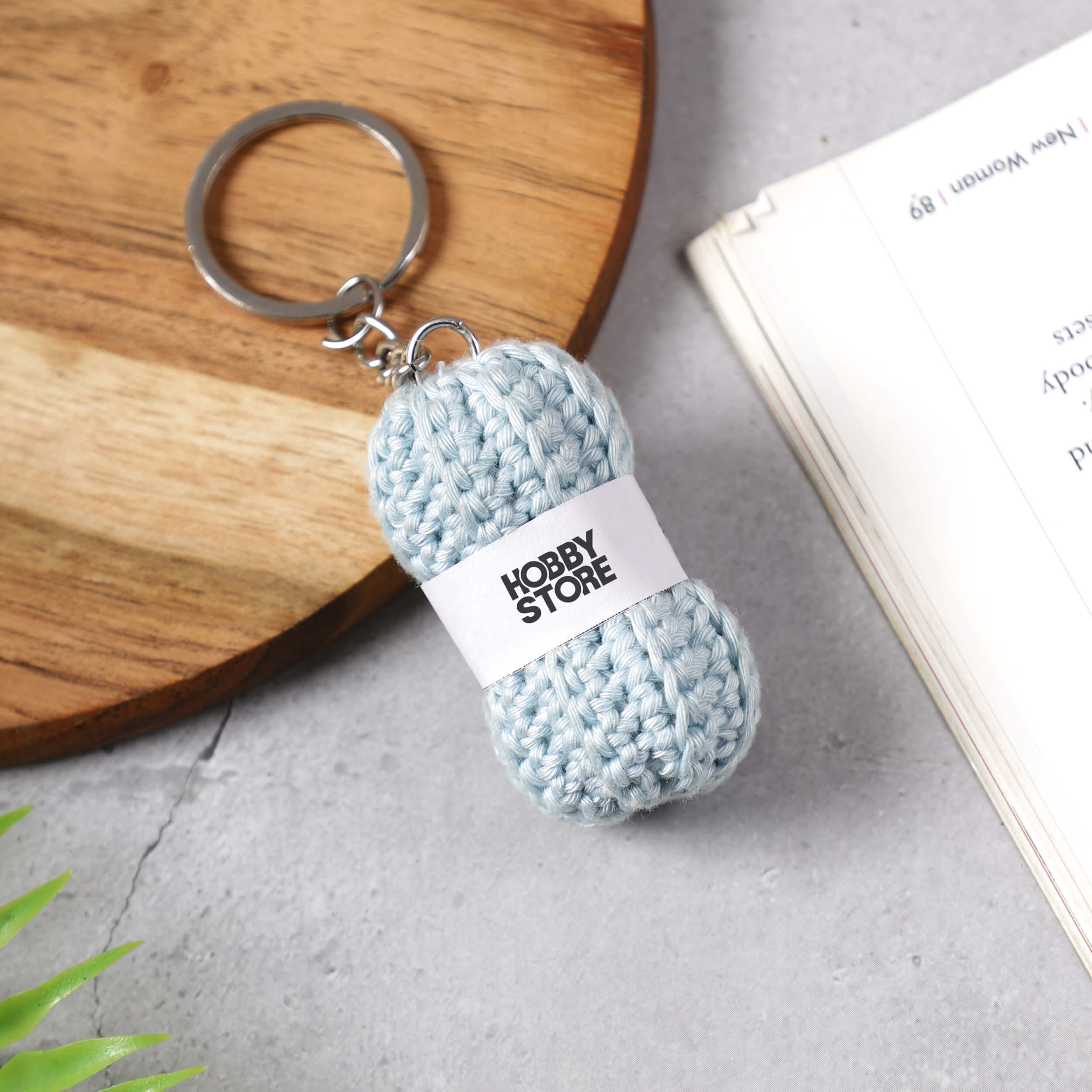Hobby Store Mini Yarn Ball Keychains