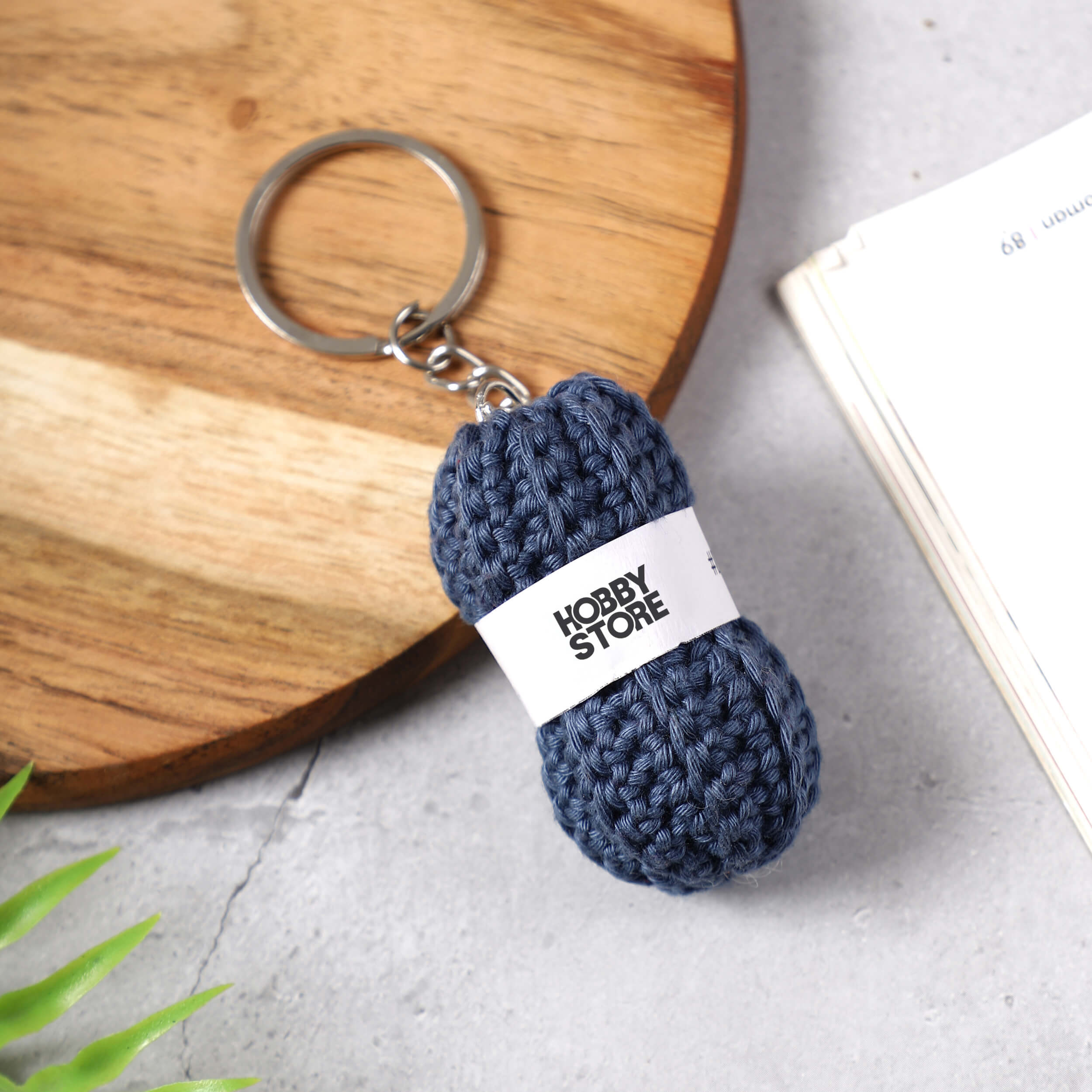 Hobby Store Mini Yarn Ball Keychains