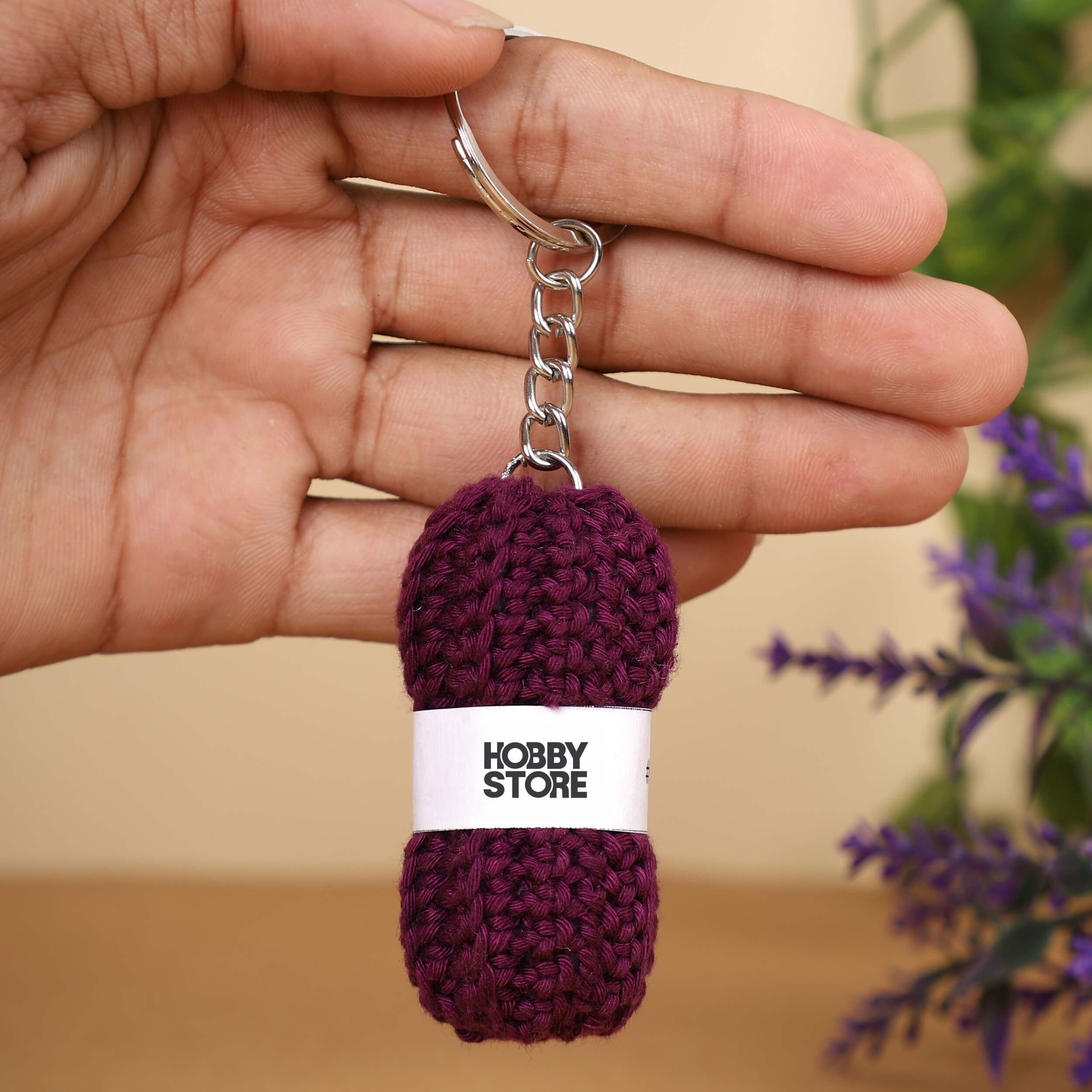 Hobby Store Mini Yarn Ball Keychains