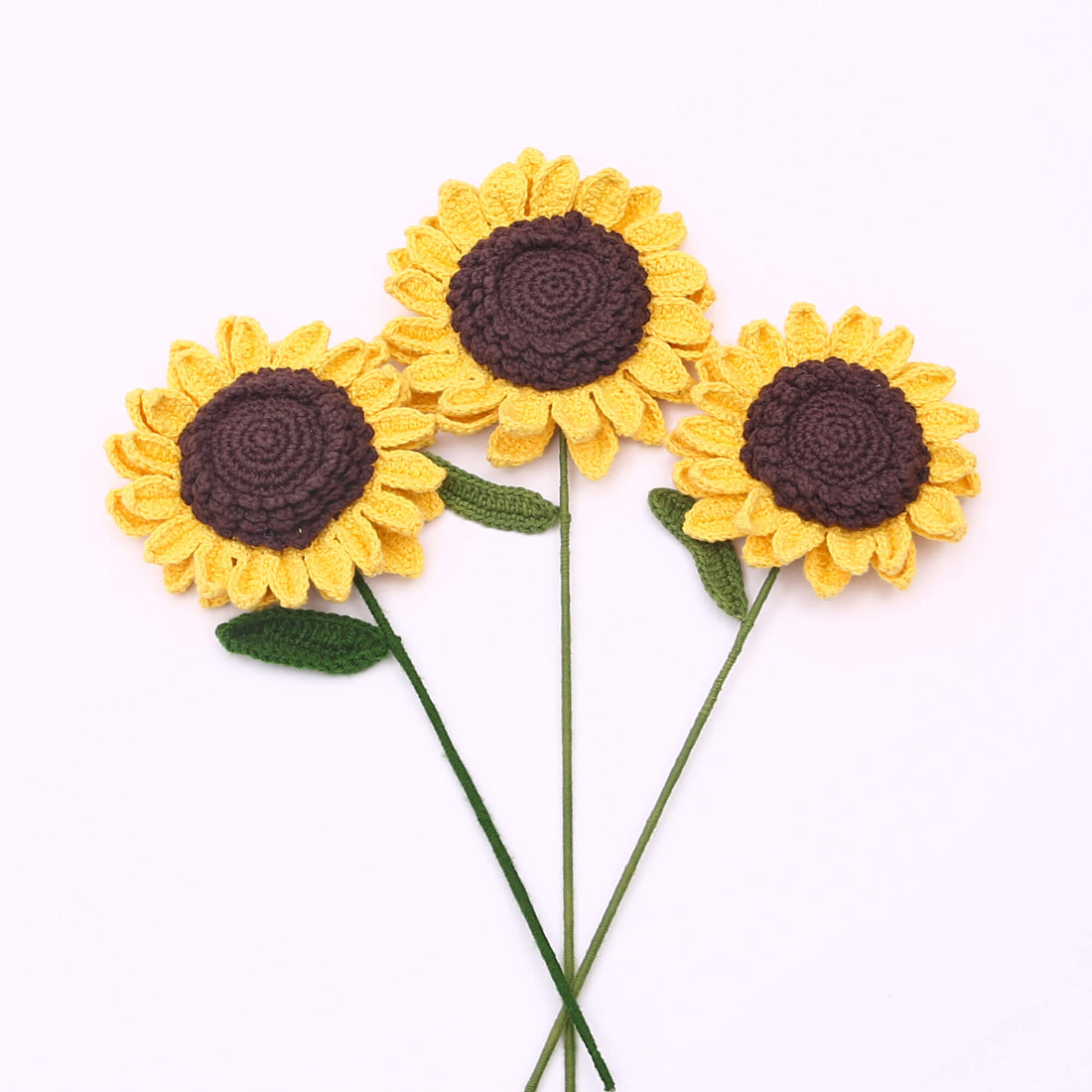 Multi Layered Sunflowers - Handcrafted Crochet Flowers