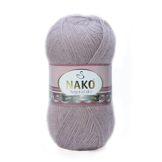 Nako Angora Luks Yarn - Mauve 10155