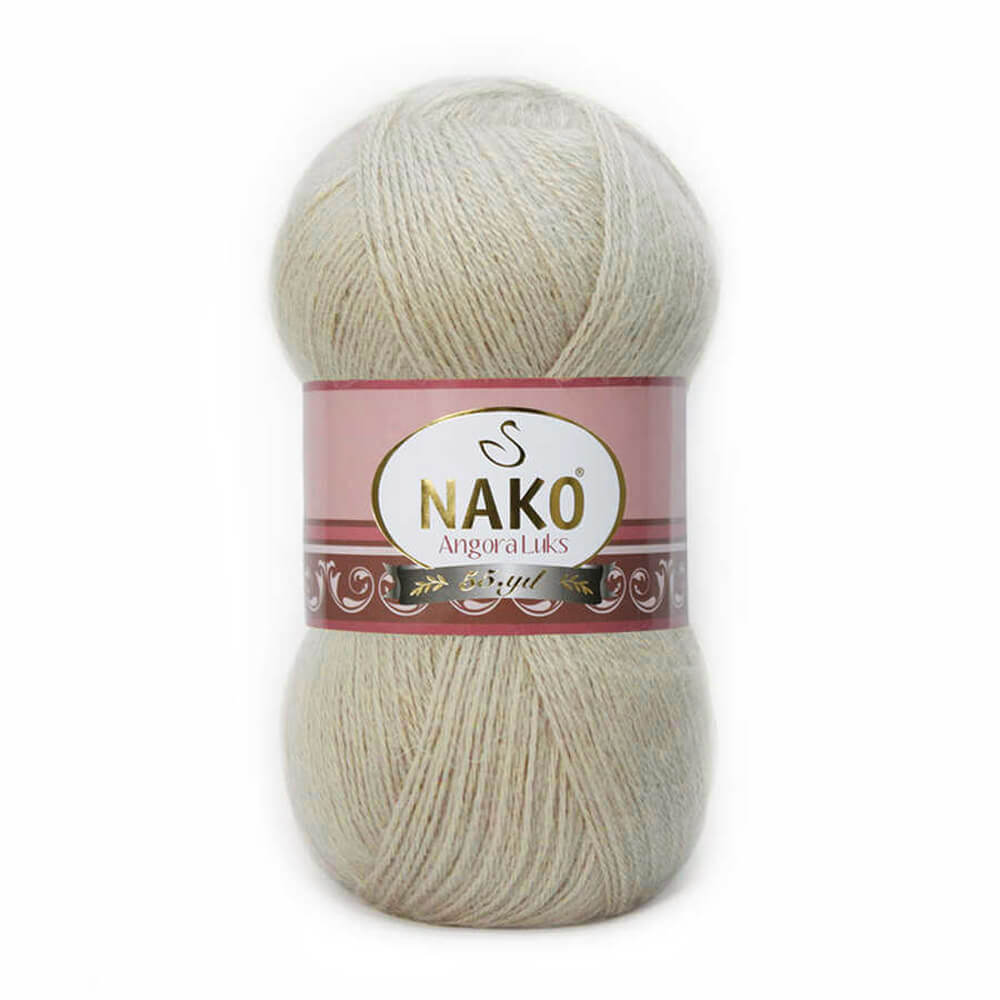Nako Angora Luks Yarn - Fawn 10344