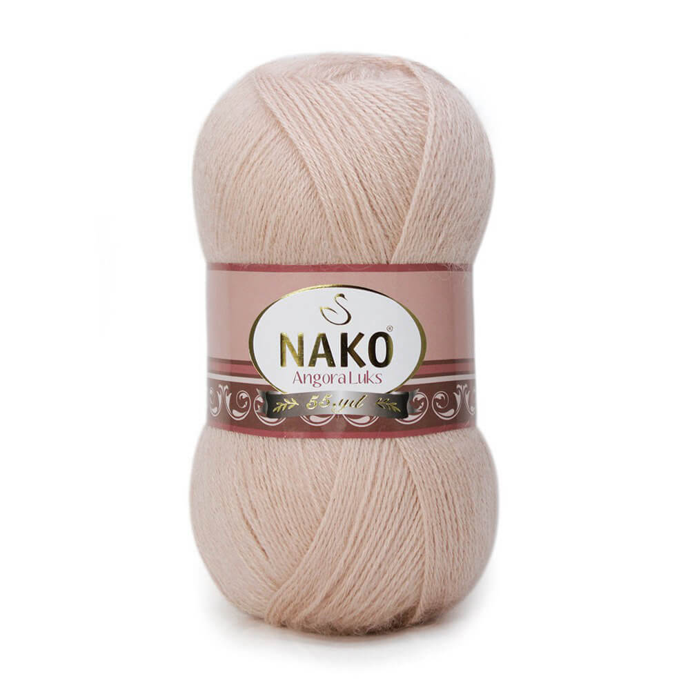 Nako Angora Luks Yarn - Peach 10722