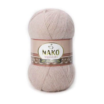 Nako Angora Luks Yarn - Pink 11183