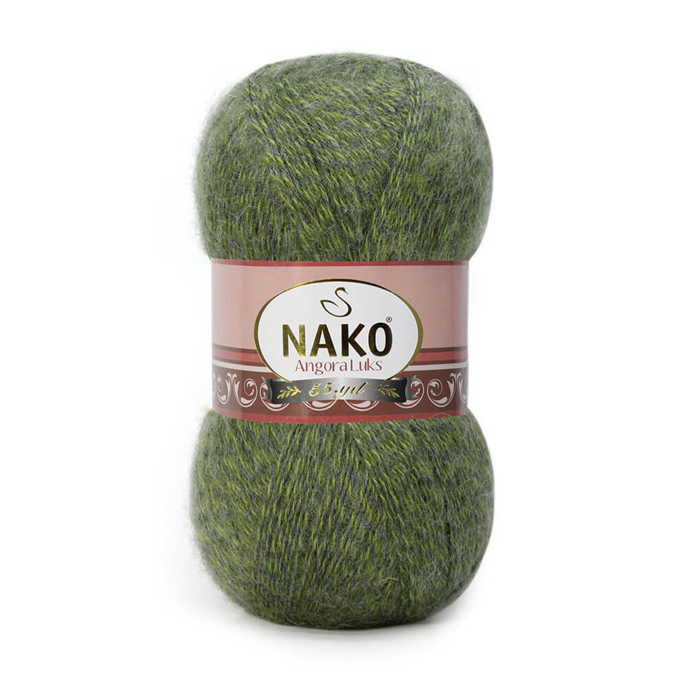 Nako Angora Luks Yarn - Multi-Color 21358
