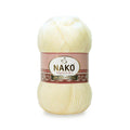 Nako Angora Luks Yarn - Light Yellow 256