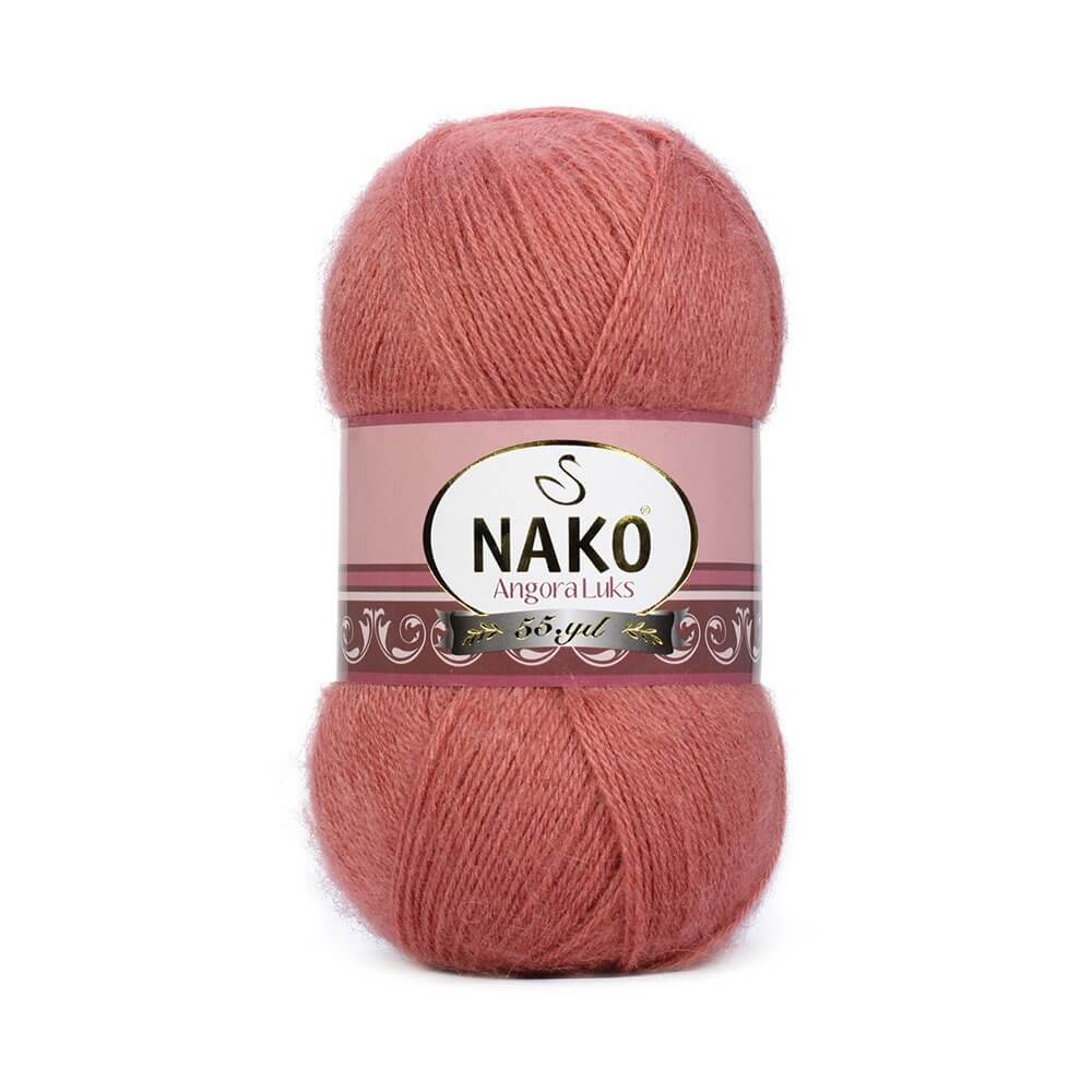 Nako Angora Luks Yarn - Fuchsia 2574
