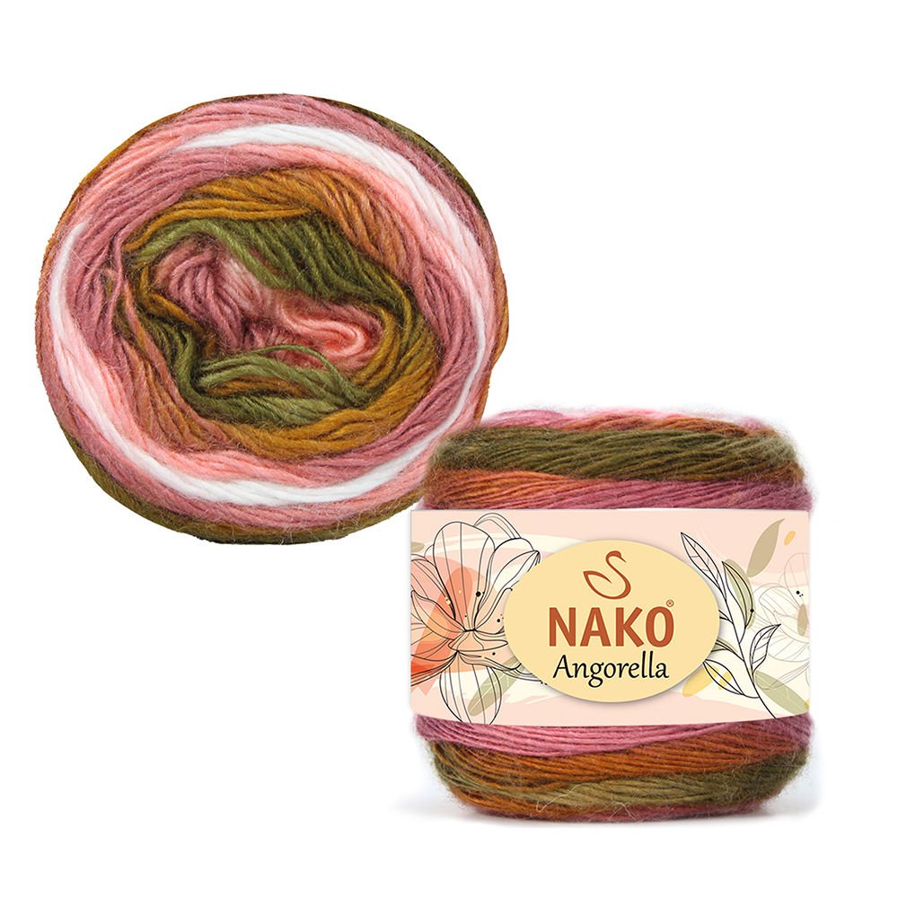 Nako Angorella Yarn - Multi-Color 87528