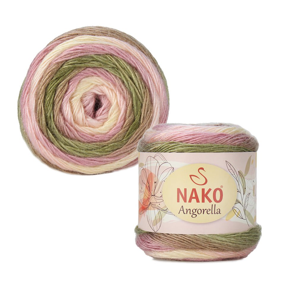 Nako Angorella Yarn - Multi-Color 87536