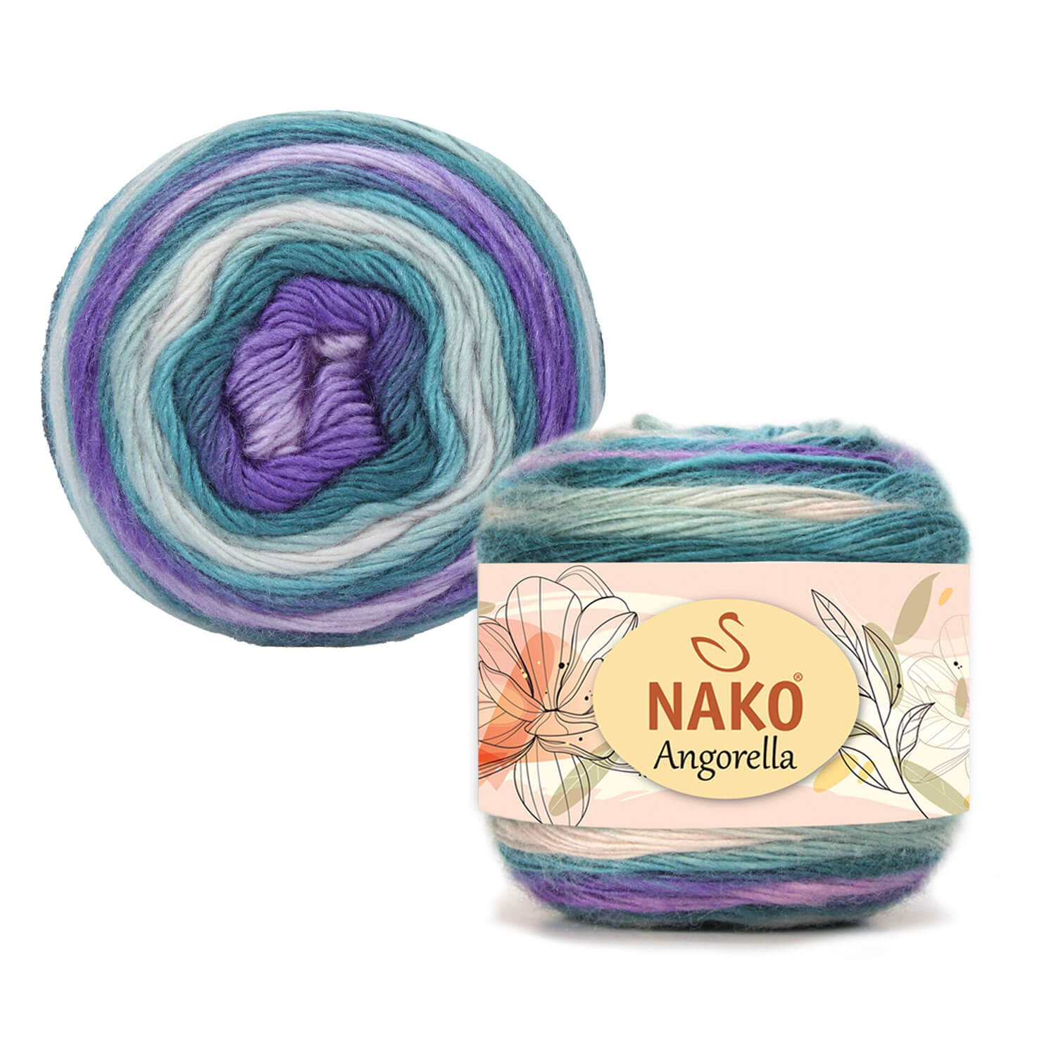 Nako Angorella Yarn - Multi-Color 87571