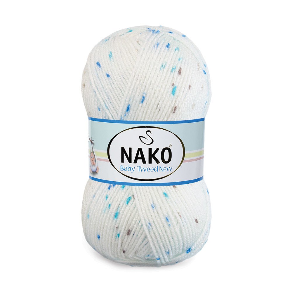 Nako Baby Tweed New Yarn - Multi-Color 31502