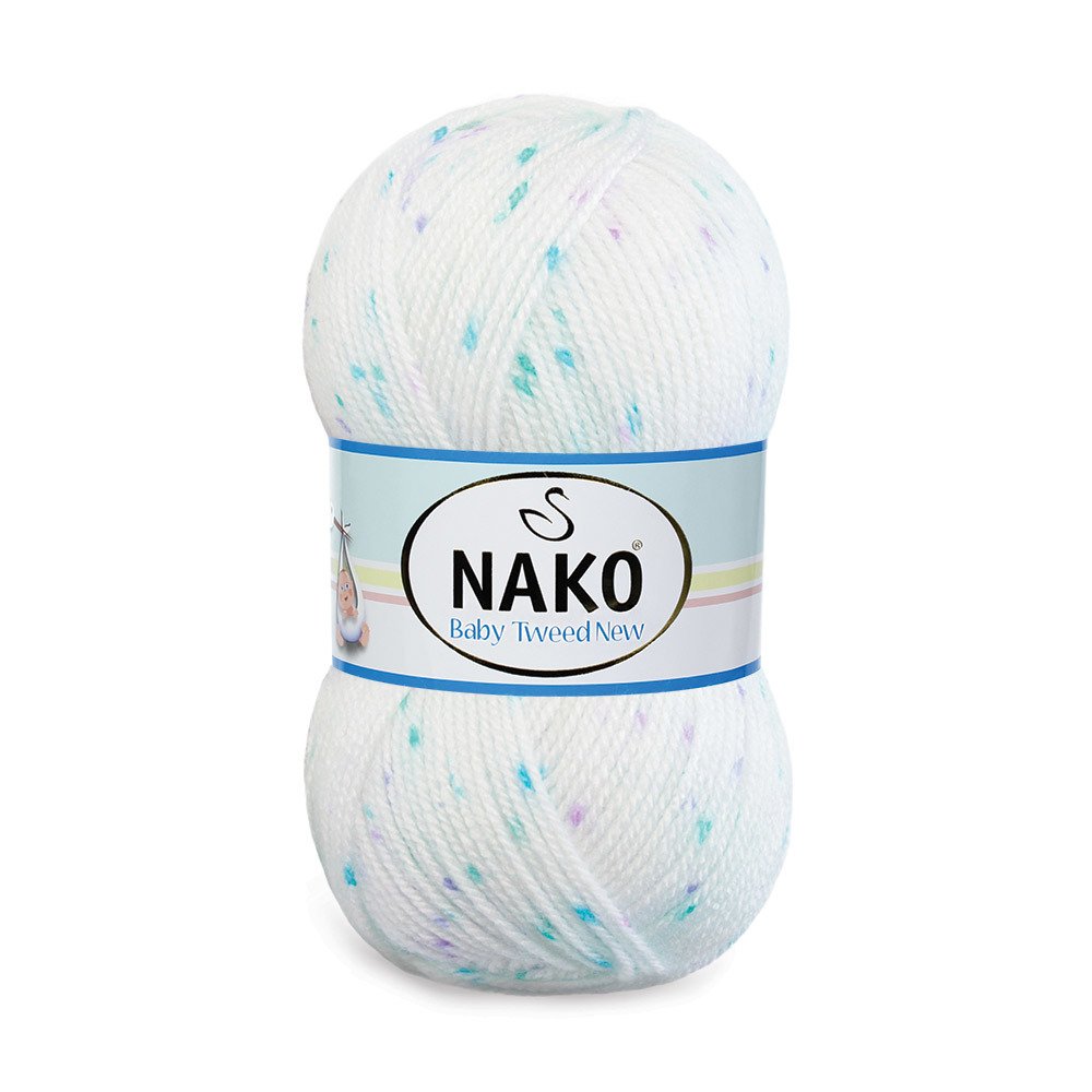Nako Baby Tweed New Yarn - Multi-Color 31504