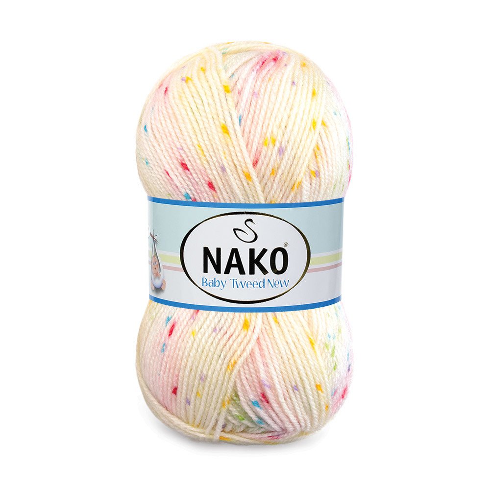 Nako Baby Tweed New Yarn - Multi-Color 31506