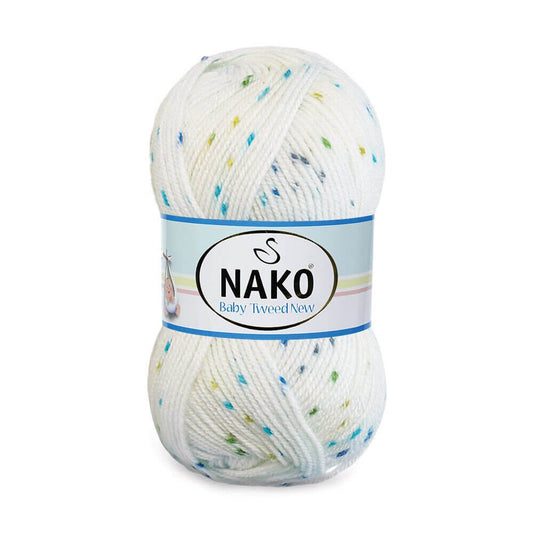 Nako Baby Tweed New Yarn - Multi-Color 31508