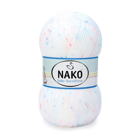 Nako Baby Tweed New Yarn - Multi-Color 31739