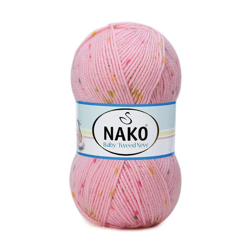 Nako Baby Tweed New Yarn - Multi-Color 31825
