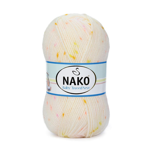 Nako Baby Tweed New Yarn - Multi-Color 32137