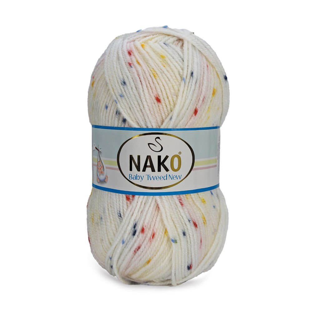 Nako Baby Tweed New Yarn - Multi-Color 32836