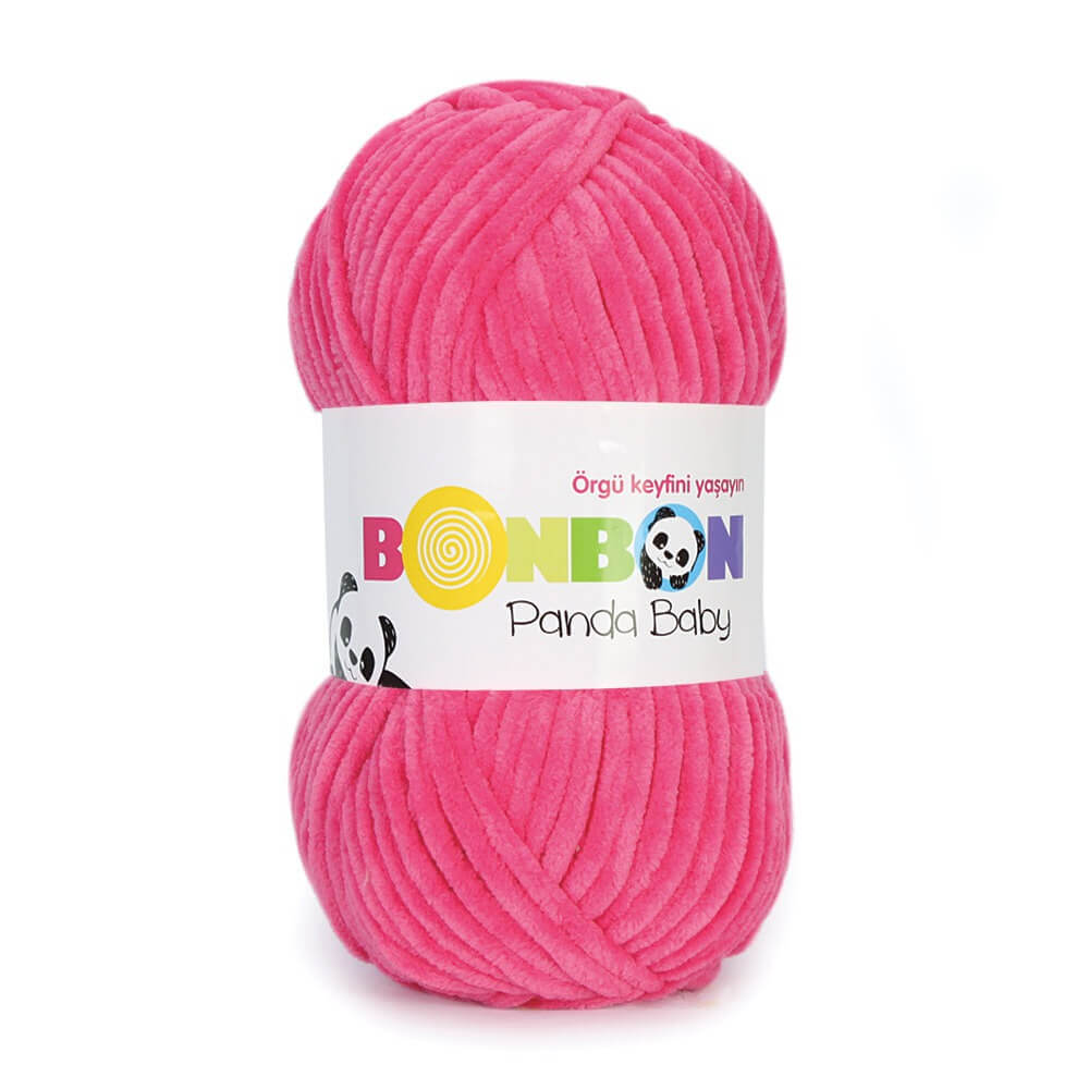 Nako Bonbon Panda Baby Yarn - Dark Pink 3100