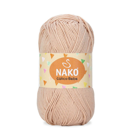Nako Calico Bebe Yarn - Peach 10687