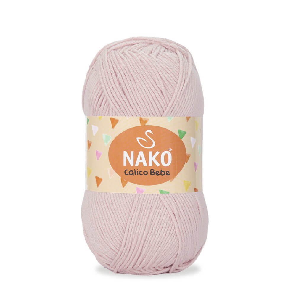 Nako Calico Bebe Yarn - Powder Pink 10838