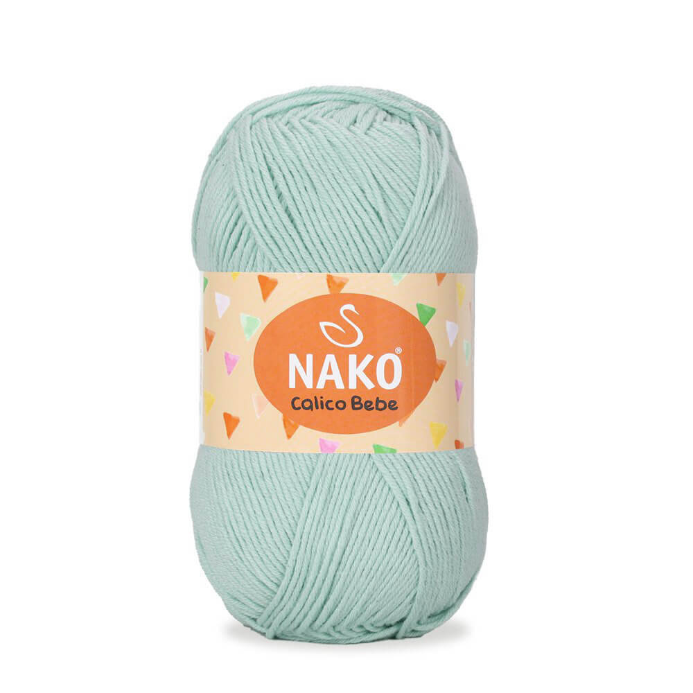 Nako Calico Bebe Yarn - Green 13281