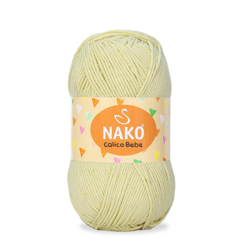 Nako Calico Bebe Yarn - Yellow 2372