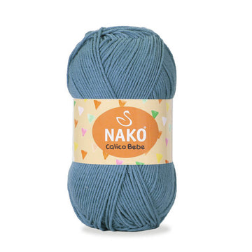 Nako Calico Bebe Yarn - Blue 6674