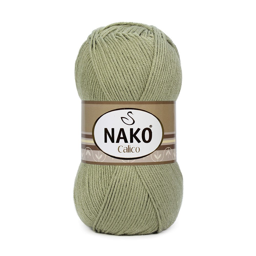 Nako Calico Yarn - Green 11923