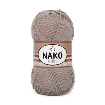 Nako Calico Yarn - Brown 12383