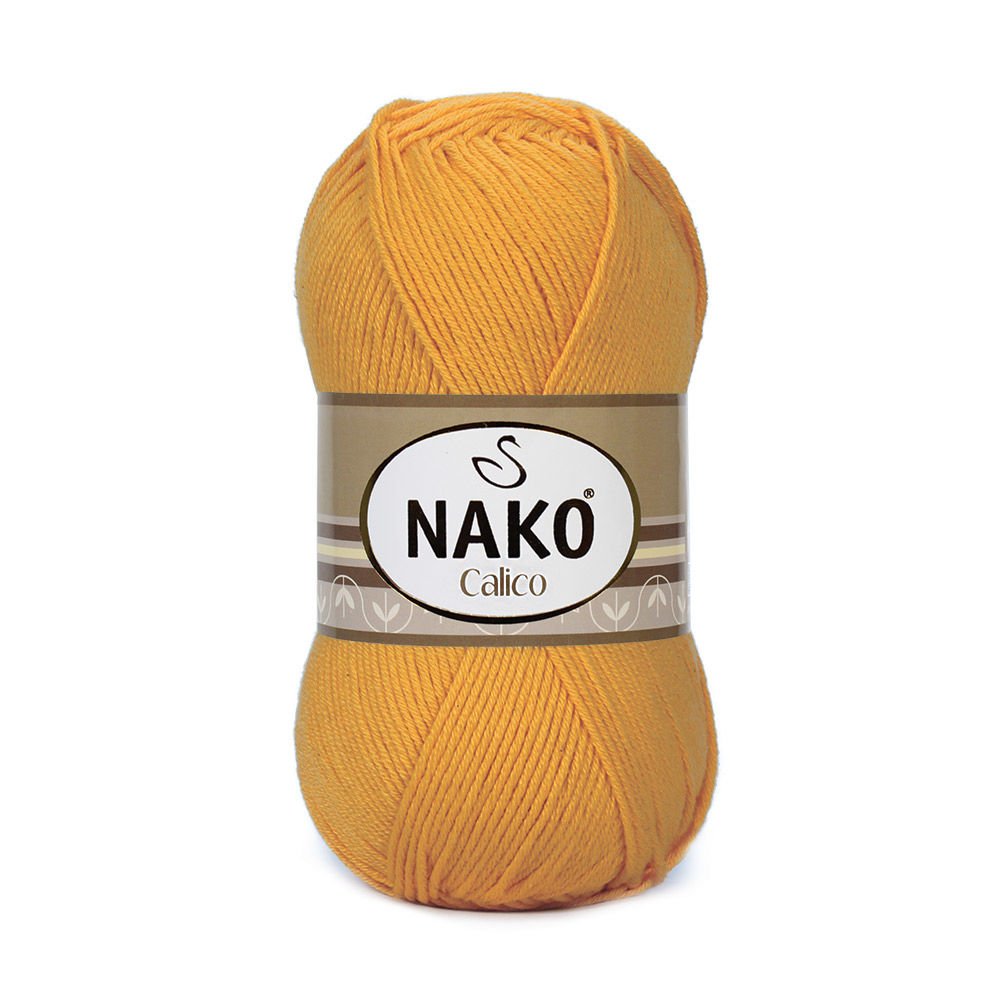 Nako Calico Yarn - Yellow 1380