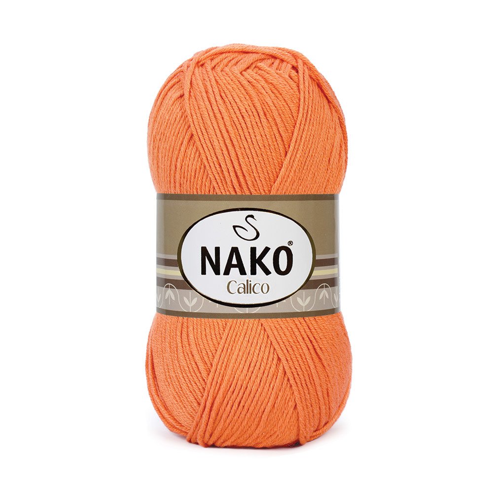 Nako Calico Yarn - Orange 4570