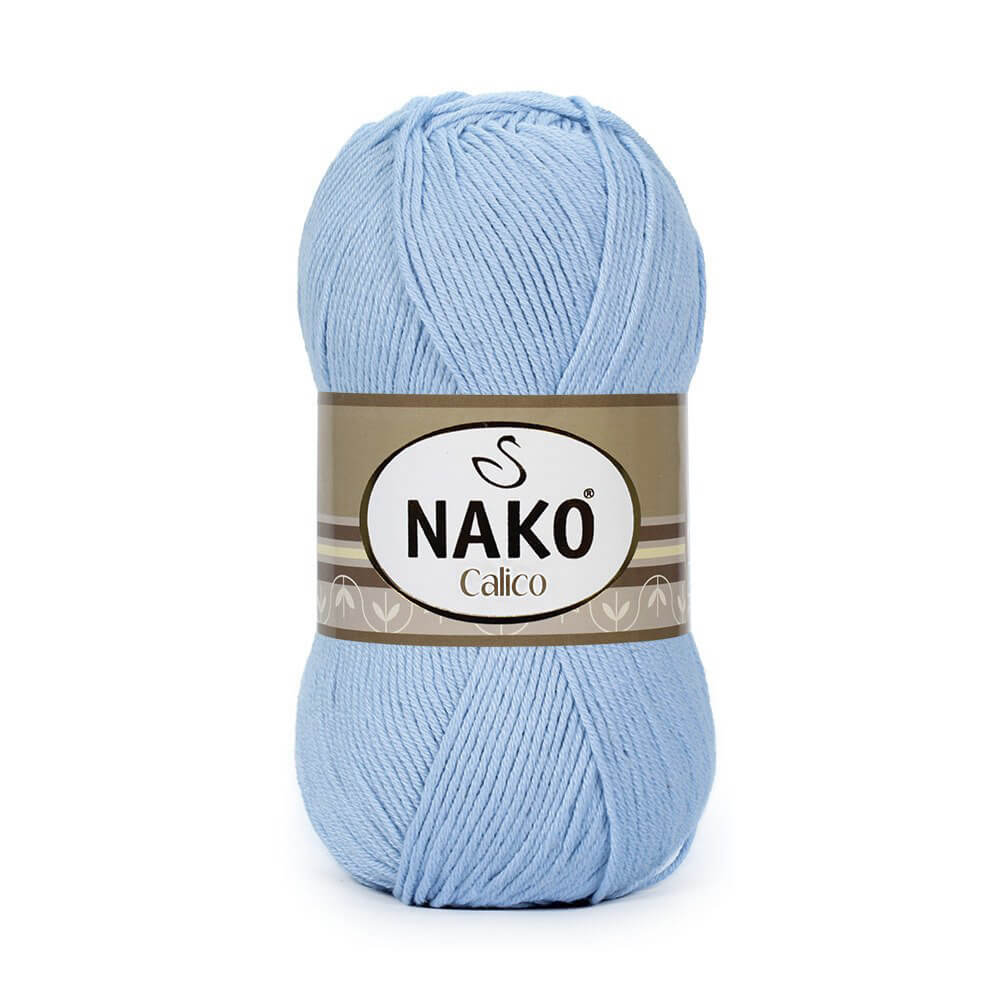 Nako Calico Yarn - Blue 5028