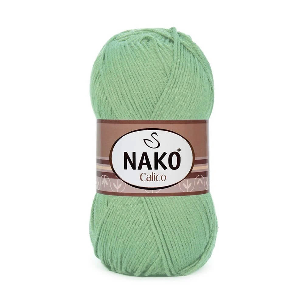 Nako Calico Yarn - Green 6553