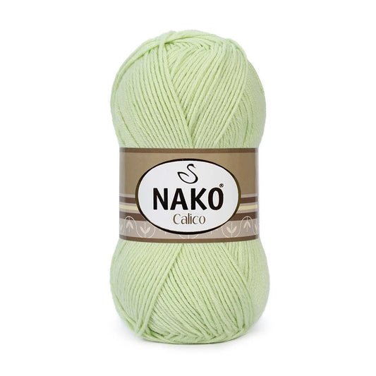 Nako Calico Yarn - Green 6707