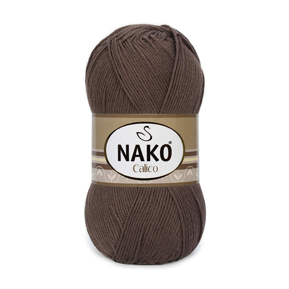 Nako Calico Yarn - Brown 6962