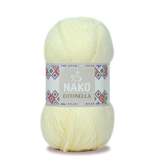 Nako Cotonella Yarn - Yellow 256