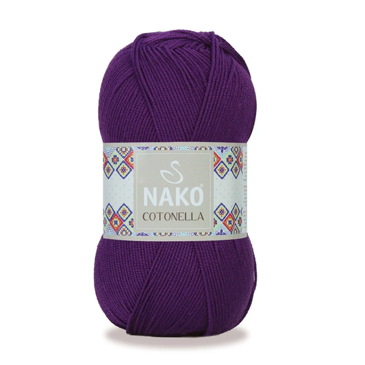 Nako Cotonella Yarn - Purple 6965