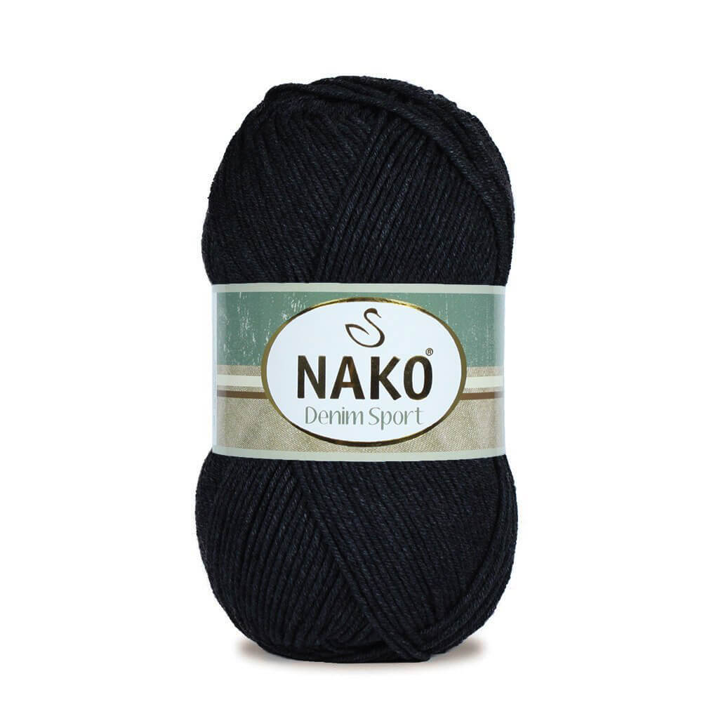 Nako Denim Sport Yarn - Black 217