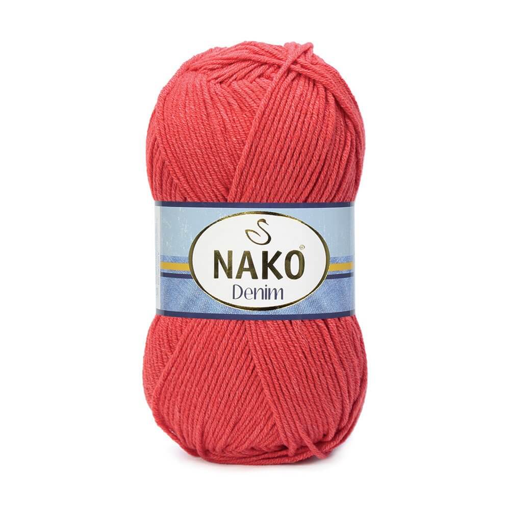 Nako Denim Yarn - Red 11583