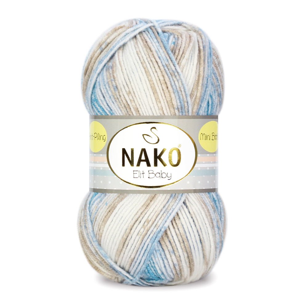 Nako Elit Baby Mini Batik Yarn - Multi-Color 32421