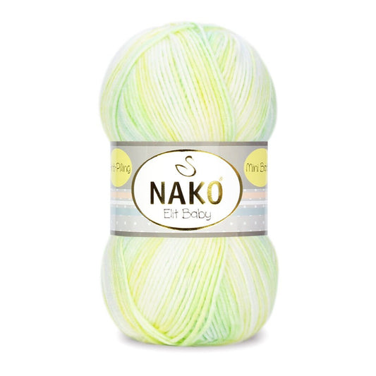 Nako Elit Baby Mini Batik Yarn - Multi-Color 32424