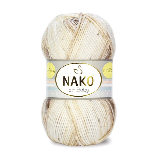 Nako Elit Baby Mini Batik Yarn - Multi-Color 32426