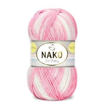 Nako Elit Baby Mini Batik Yarn - Multi-Color 32454